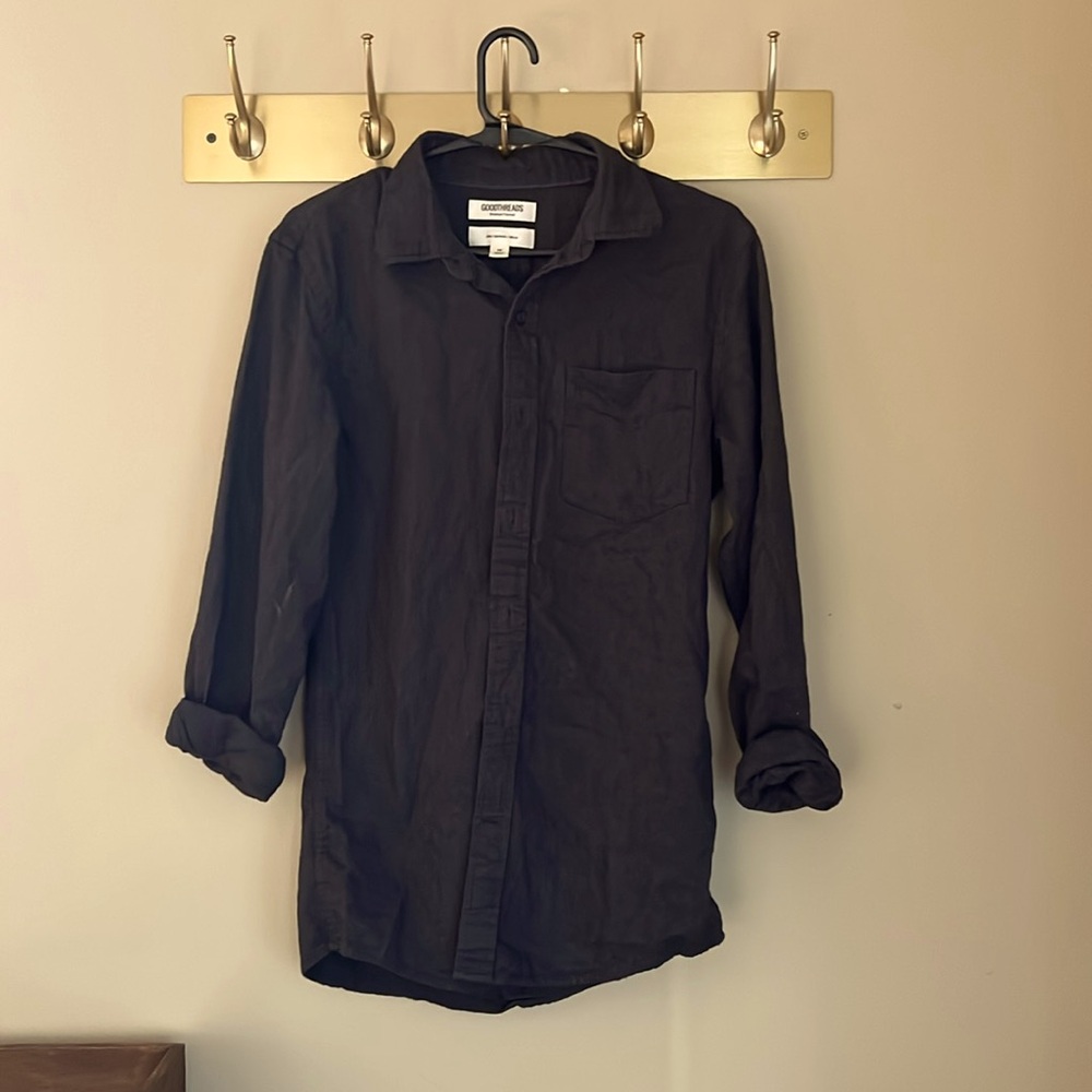 Goodthreads slim Flannel Size XS Dark brushed grey